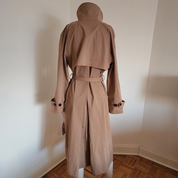 Brand New With Tags Avec Les Filles Women's Tan Trench Coat - Picture 3 of 5